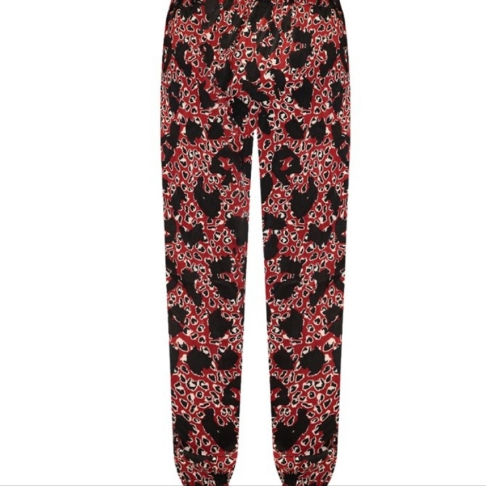 Eloquii elements plus size cheetah print soft jogger pants